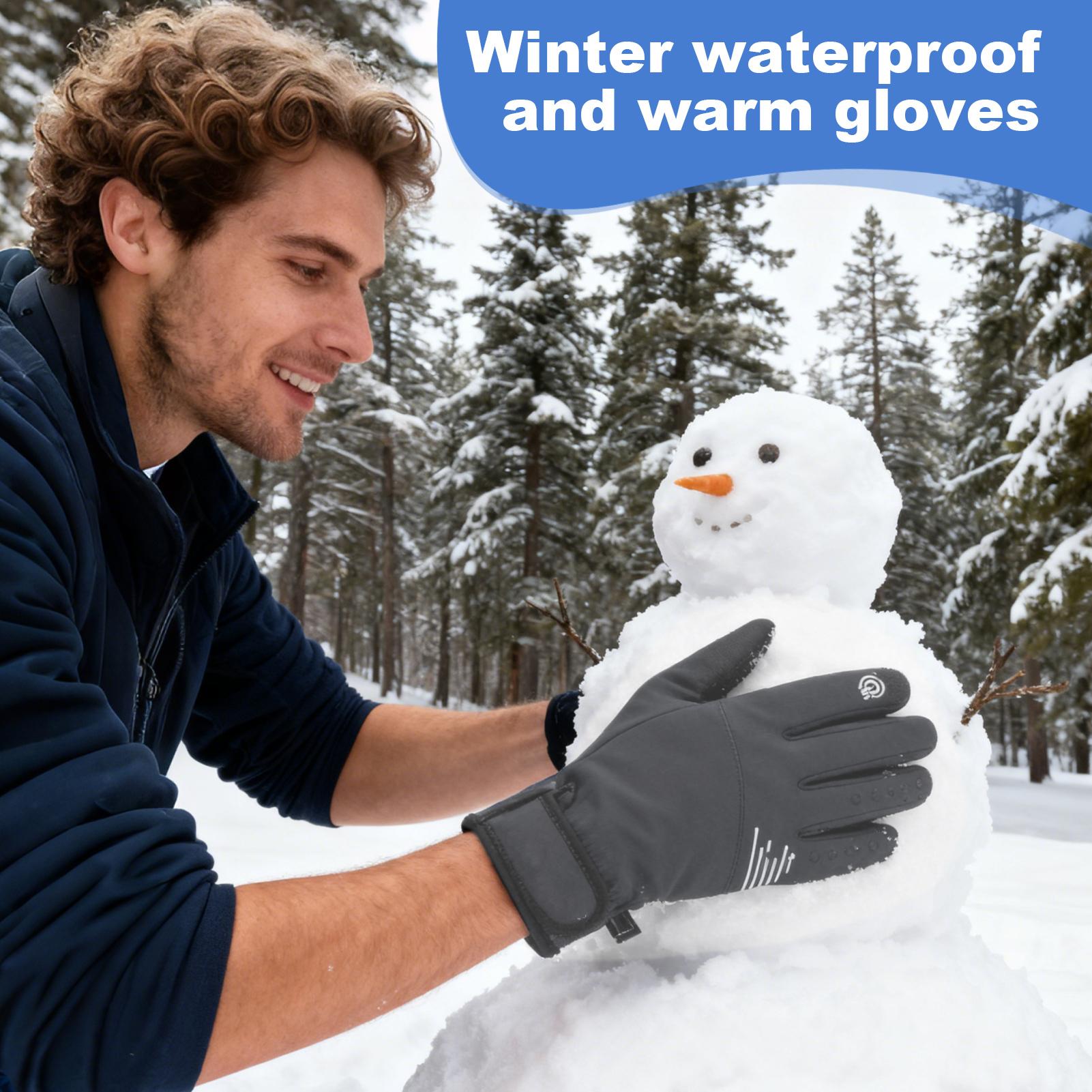 Running Gear In Cold Weather - Warm Gloves Windproof Touchscreen Cold Weather