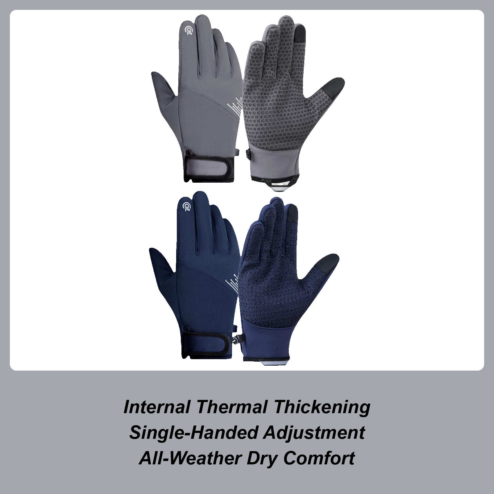 Running Gear In Cold Weather - Winter Gloves Windproof Touchscreen Cold Weather