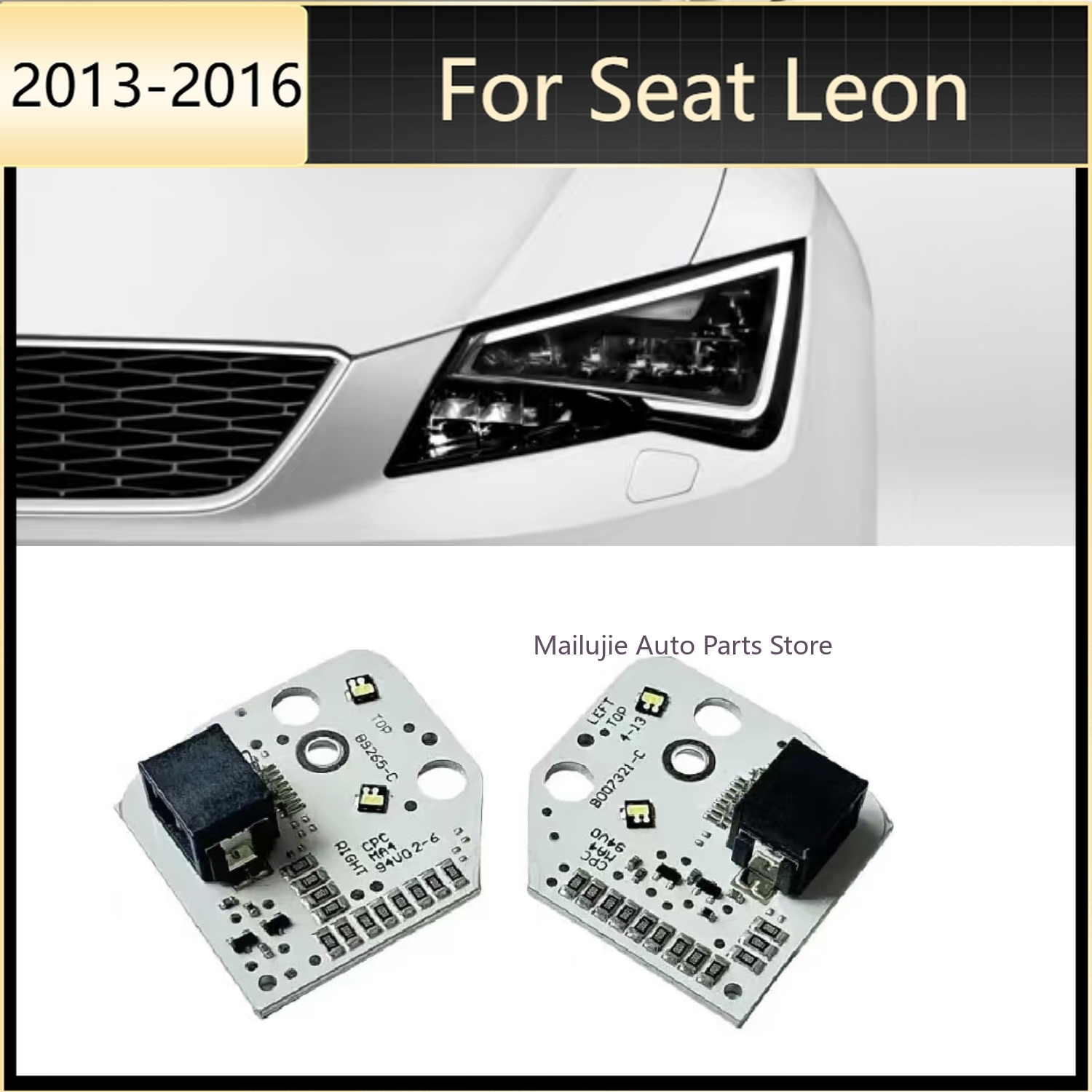 Running Headlamp Led - For Seat Leon 2013-2016 LED DRL