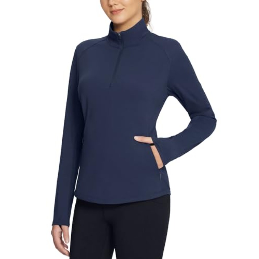 Running Gear In Cold Weather - Women's Fleece Pullover Jacket Water Resistant