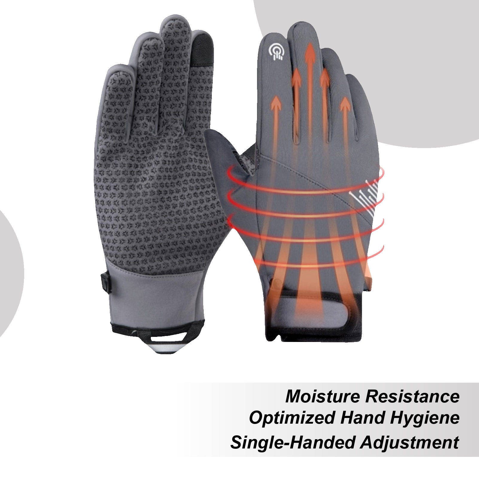 Running Gear In Cold Weather - 1 pair Winter Gloves Windproof Touchscreen