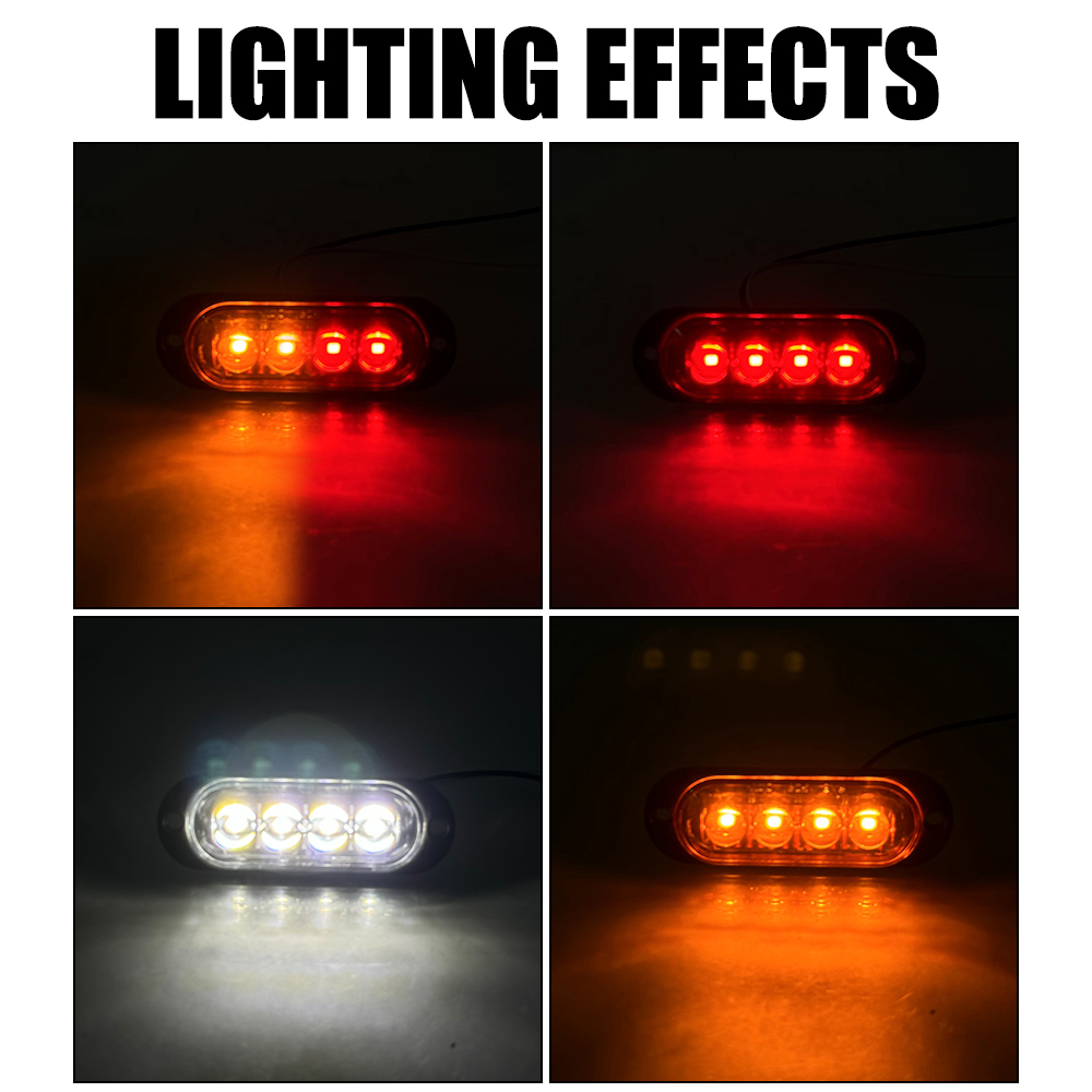 24V 12V Car DRL Side Lights 4  - огляд і ціна Running Gear Boat