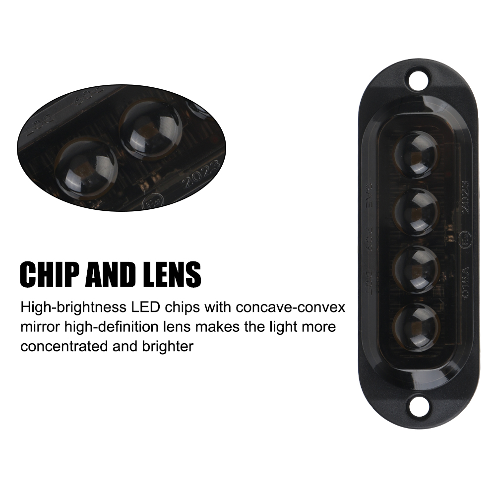 24V 12V Car DRL Side Lights 4  - огляд і ціна Running Gear Boat
