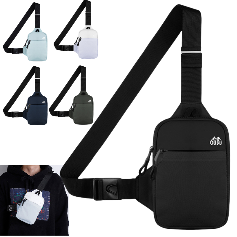 Casual Men Shoulder Chest Bag  - огляд і ціна Running Gear Belt