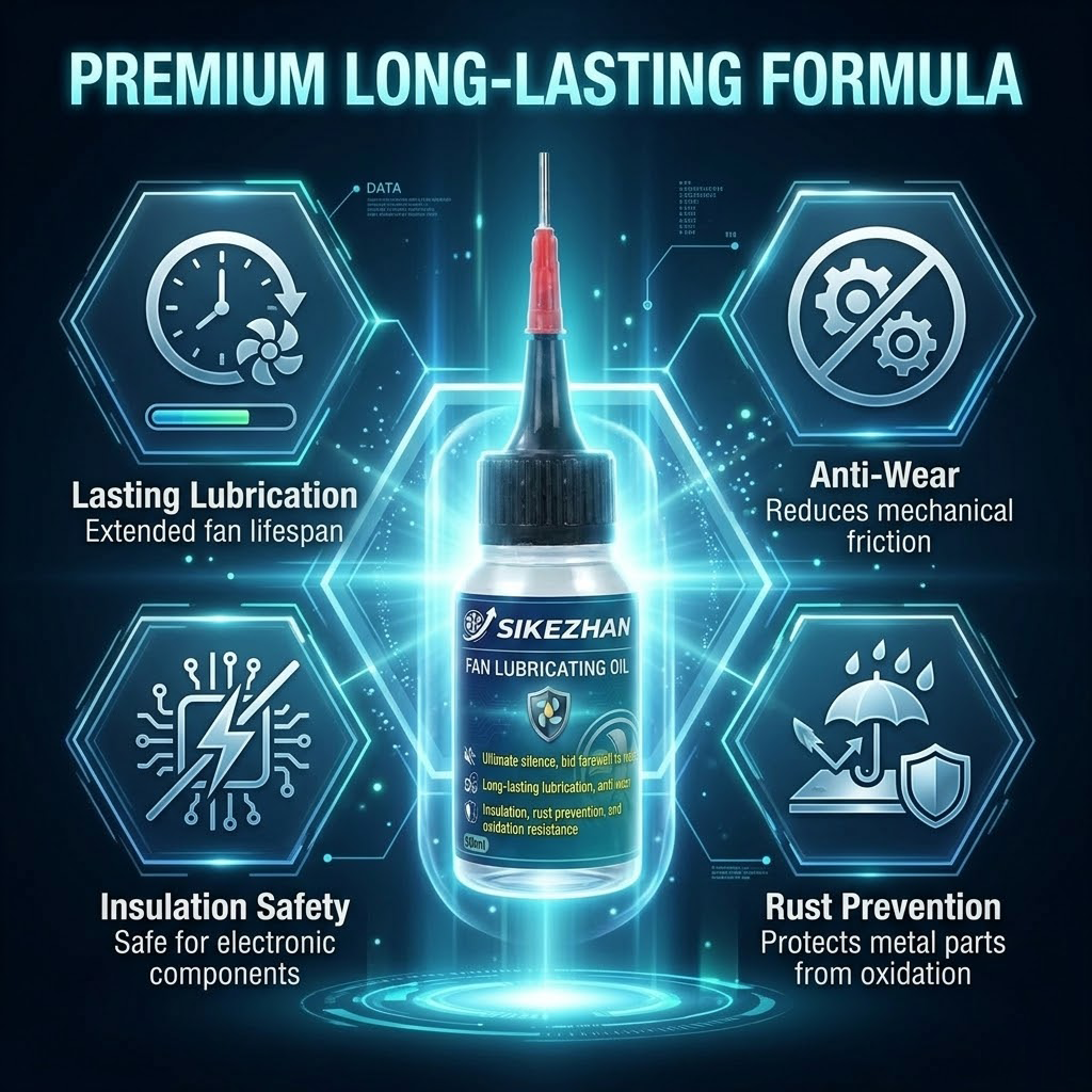 Universal Fan Lubricating Oil  - огляд і ціна Running Gear Motor