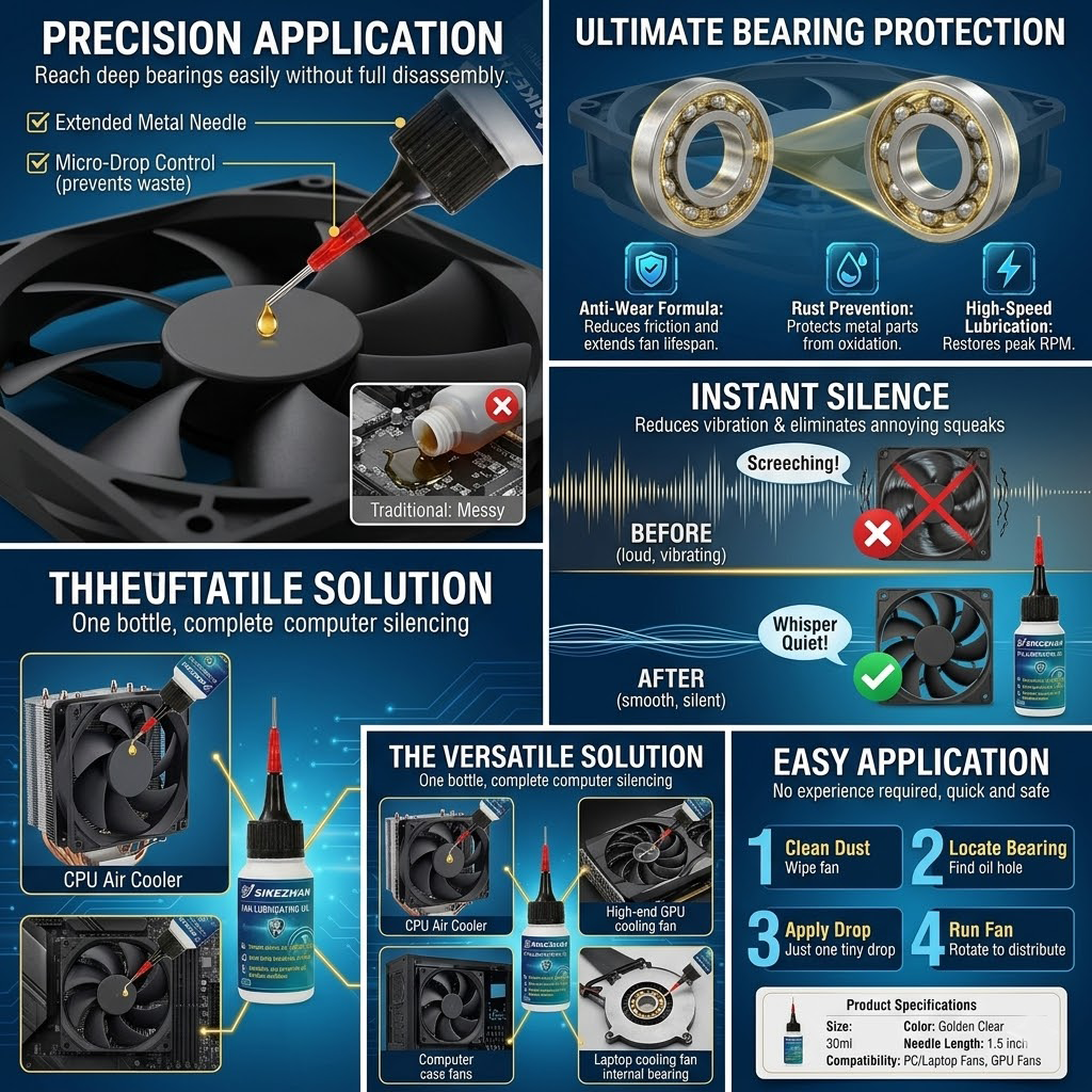 Universal Fan Lubricating Oil  - огляд і ціна Running Gear Motor