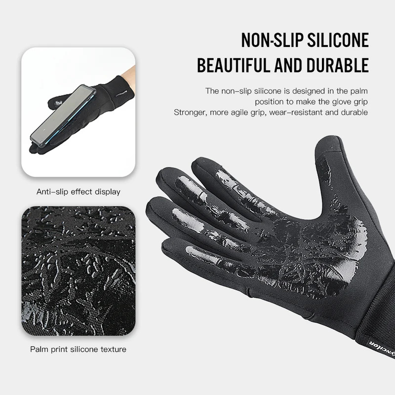Winter Cycling Gloves for Men  - огляд і ціна Running Gear For Winter