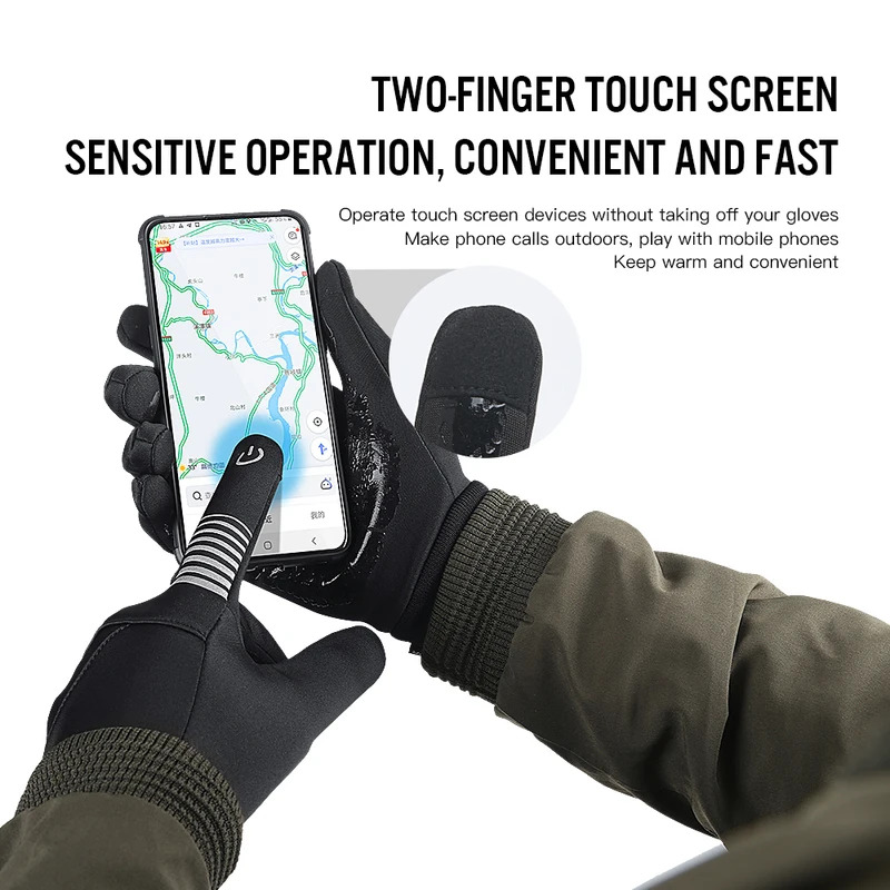 Winter Cycling Gloves for Men  - огляд і ціна Running Gear For Winter