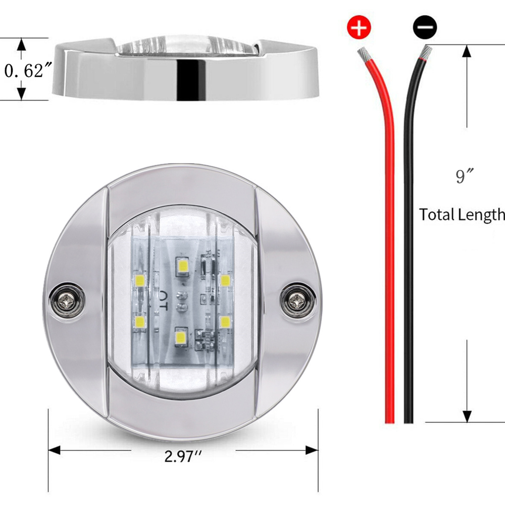 2PCS Running Lights For Boat N - огляд і ціна Running Gear Boat